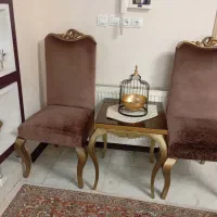 مبل نه نفره شزلون دار همراه میز ناهار خوری 6نفره|مبلمان خانگی و میز عسلی|کرمانشاه, |دیوار