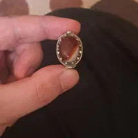 انگشتر با سنگ کمیاب و رکاب صفوی معروف