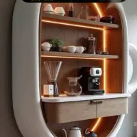 ساخت انواع کافی بار کتابخانه و‌دکوری|بوفه، ویترین، کنسول|شیراز, فرگاز|دیوار