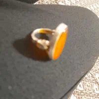 انگشتر نقره مردانه عقیق یمن سرخ