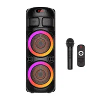 پارتی باکس حرفه ای چمدانی شارژی و برقی فول امکانات