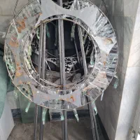 پایه گل فلزی سالم تعداد ۶ عدد