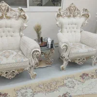 مبل سلطنتی 9 نفره همراه ناهارخوری|مبلمان خانگی و میز عسلی|بندرعباس, |دیوار