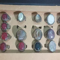 انگشتر باسنگ معدنی