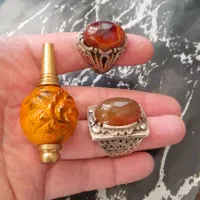 انگشتر مروارید وسایل انتیک قدیمی