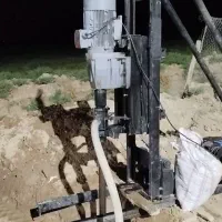 حفاری چاه آب با دستگاه روتاری