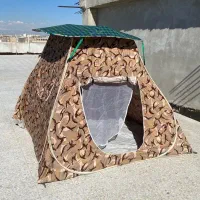 چادر ۱۲نفره برزنت ضد آب در حد نو