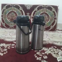فلاکس۲/۵لیتری پمپی و اصل به شرط|قوری، کتری، قهوهساز دستی|هرسین, |دیوار