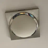 چراغ سقفی استیل حباب شیشه ای