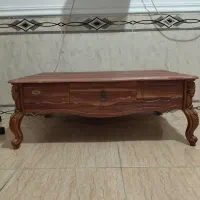 میز بزرگ کشو خور با سه عسلی