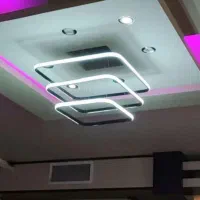 لوستر  مربع سه تایی مدرن