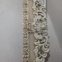 پرده پذیرایی به همراه کتیبه|پرده، رانر، رومیزی|اهواز, کوی مهدیس|دیوار