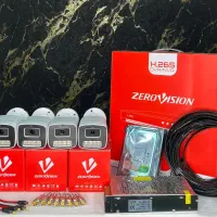 پک دوربین مداربسته شب رنگی+کابل رایگان+عمده وتکی