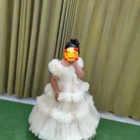 لباس عروس دخترانه در حد نوو