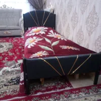 تخت خواب فلزی یک نفره|تخت و سرویس خواب|مشهد, رسالت|دیوار