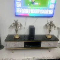 با سلام ی جفت  شمعدان برنز اصلی