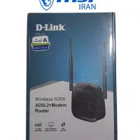 مودم روتر ۲ آنتن +D-Link DSL-124 New N300 ADSL2|مودم و تجهیزات شبکه|نسیم‌شهر, |دیوار