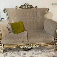 فروش مبل ۹ نفره دست دوم|مبلمان خانگی و میز عسلی|نور, |دیوار