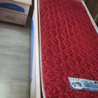 تخت خواب تکنفری با تشک طبی و پاتختی