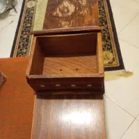 جا سیگاری و جا جواهری چوبی قدیمی|کلکسیون اشیاء عتیقه|تهران, بهار|دیوار