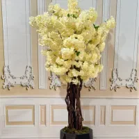 درختچه شکوفه سیب|گل مصنوعی|رشت, لاکانی|دیوار