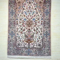 فروش فوری قالیچه کرک و ابریشم اصفهان اقساط ویژه