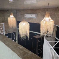 نیم ست حصیری با لوستر حصیری|مبلمان خانگی و میز عسلی|مشهد, هنرستان|دیوار