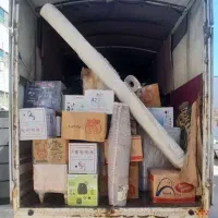 باربری بدون تنش بانیرو جوان مودب بسته بندی حرفه ای