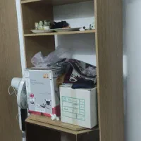 کتابخانه و میز تلویزیون ملامینه