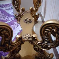 مبل ۷نفره کارکرده با سه عدد میز عسلی باقیمت مناسب