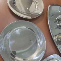 ظروف استیل نو قدیمی شاید برای 35سال پیش باشه|ظروف سرو و پذیرایی|تهران, افسریه جنوبی|دیوار