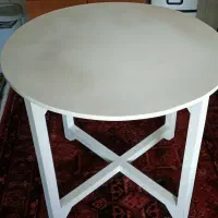 میز نهار خوری ۴ نفره به همراه شیشه