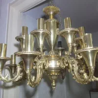 لوستر برنجی|لوستر و چراغ آویز|کرج, کرج نو|دیوار