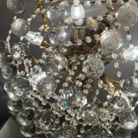 لوستر اشکی کریستال|لوستر و چراغ آویز|قزوین, |دیوار