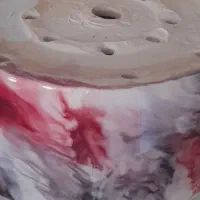 گلدان سفال|گل و گیاه طبیعی|شاهین‌شهر, شهرک گلدیس|دیوار