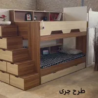 مصنوعات چوبی /دوطبقه/تخت