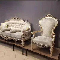 مبل استیل گلایول کد ۰۱|مبلمان خانگی و میز عسلی|قم, نیروگاه|دیوار