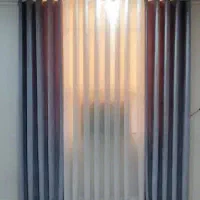 پرده پارچه‌ای طرح‌دار سفید با اقساط ویژه