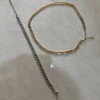گردنبند و دستبند استیل کارتیه
