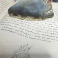 عقیق آب دار تناسخ ترکیب با عقیق سیاه