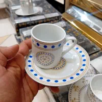 فنجون با نعلبکی .فلاکس|ظروف سرو و پذیرایی|قم, چهار مردان|دیوار