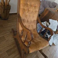 صندلی راک چوبی نو|صندلی و نیمکت|تهران, حشمتیه|دیوار