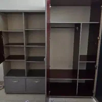کمد لباس و کتابخانه|کتابخانه، شلف، قفسه‌های دیواری|مشهد, الهیه|دیوار