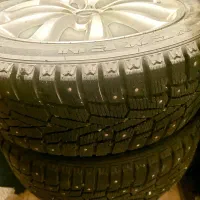 لاستیک یخ شکن زمستانی نکسن کره و رینگ فابریک آزرا|قطعات یدکی و لوازم جانبی|تهران, ظفر|دیوار