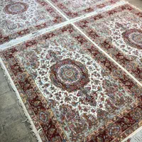 ۲جفت فرش دستباف۶متری نقشه خطیبی(سفارشی)رج۳۰،مرینوس|فرش|تبریز, |دیوار