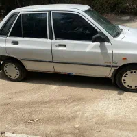 پراید سفید دوگانه سوز