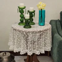 میز گرد چوبی نو