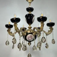 لوستر برنزی سرامیکی گلوریا