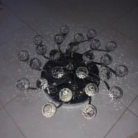 لوستر کریستالئ  ۶شعله سقفی|لوستر و چراغ آویز|اندیشه, اندیشه فاز ۴|دیوار