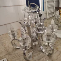 لوستر تمام کریستال|لوستر و چراغ آویز|کرج, کوی کارمندان شمالی|دیوار